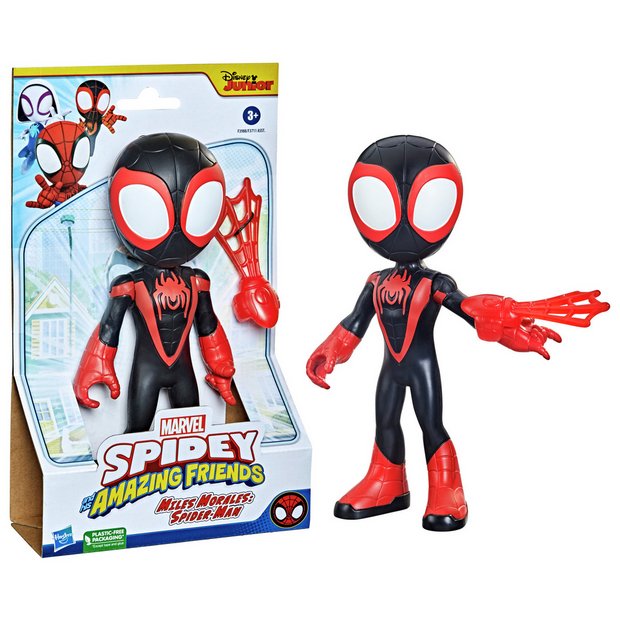 Spidey And His Amazing Friends supersized Miles Morales figure 22.5cm - British product