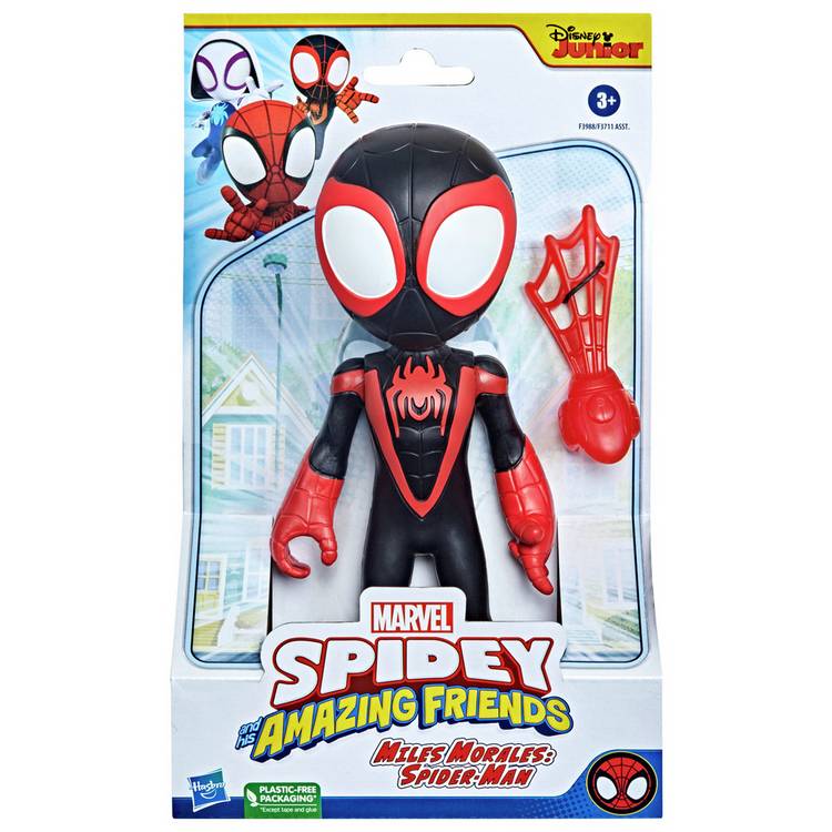 Spidey And His Amazing Friends supersized Miles Morales figure 22.5cm - British product