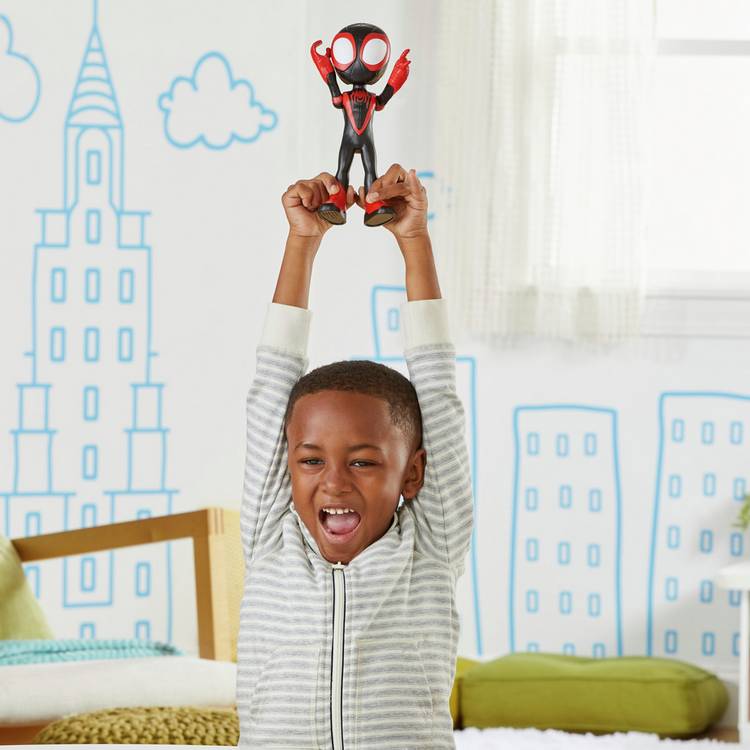 Spidey And His Amazing Friends supersized Miles Morales figure 22.5cm - British product