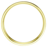 Wedfit 9ct Yellow Gold 2.5mm Flat Court Wedding Band Ring- M