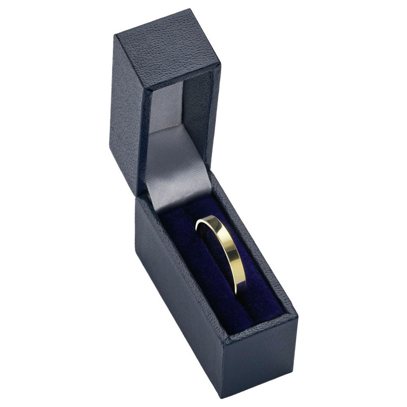 Wedfit 9ct Yellow Gold 2.5mm Flat Court Wedding Band Ring- M