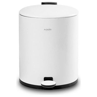 Argos Addis 5L Bathroom Pedal Bin White- Buy online at McGrocer