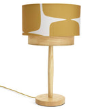 Habitat x Scion Lohko table lamp mustard, imported from the UK