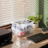 Strata modular plastic storage boxes 2 x 14L - British product