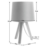 Argos Home black tripod lamp mini 31.5cm - British product