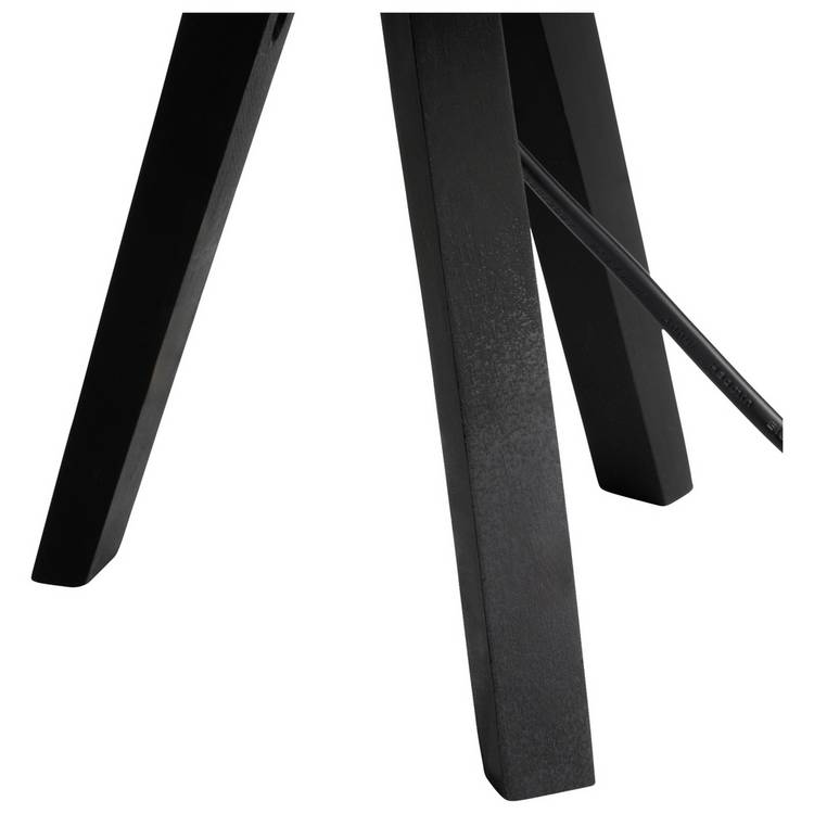 Argos Home black tripod lamp mini 31.5cm - British product