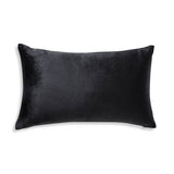 Habitat black velvet oblong cushion 30x50cm - British product