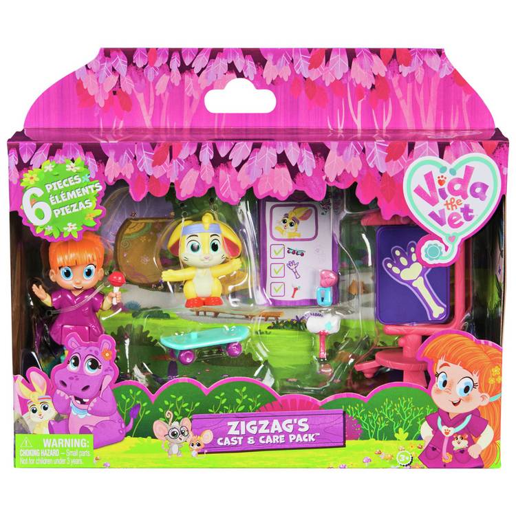 Vida the Vet Story Pack playset with Zig Zag bunny (British brand)