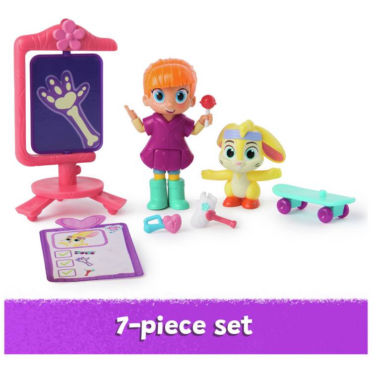 Vida the Vet Story Pack playset with Zig Zag bunny (British brand)