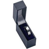 Wedfit 9ct white gold flat court wedding band 5mm, imported from the UK