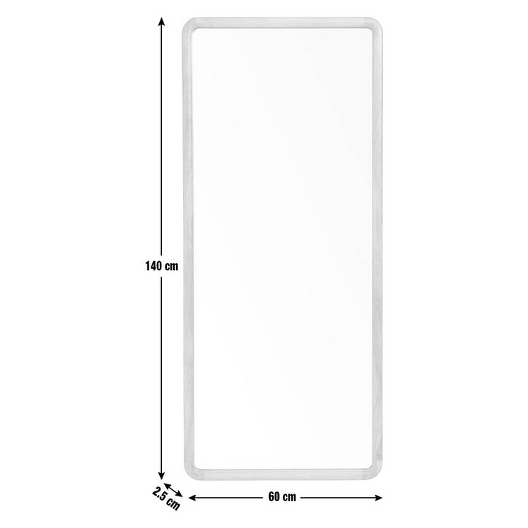 Habitat full length mango wood mirror, imported from the UK