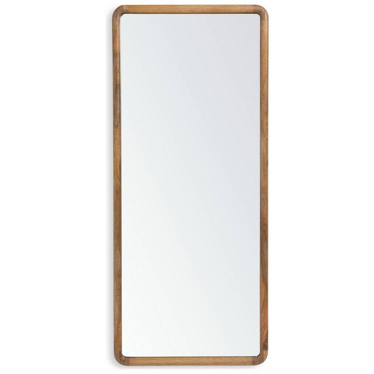 Habitat full length mango wood mirror, imported from the UK