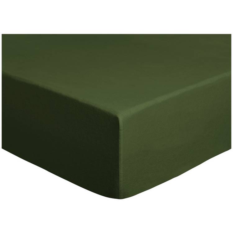 Habitat brushed cotton fitted sheet single - British product