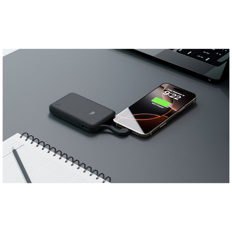 Juice 5000mAh black power bank - British product