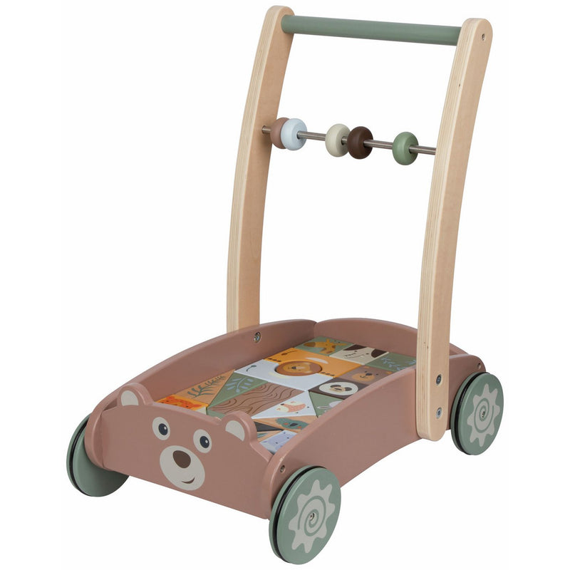 Chad Valley Bear wooden walker (British brand)
