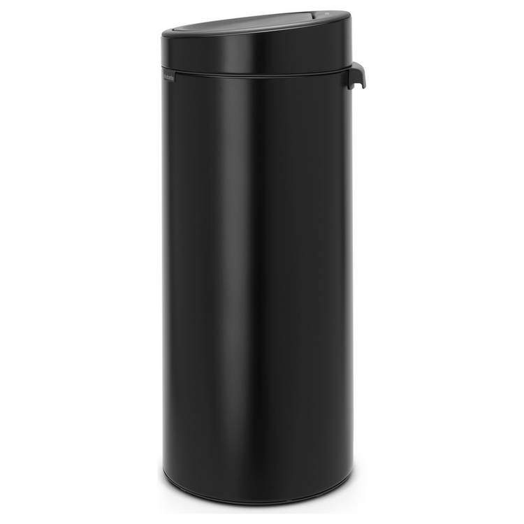 Brabantia touch top bin matt black 30 litre, UK version