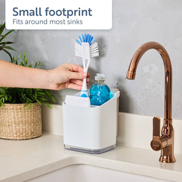 Minky sink tidy white kitchen organiser (British brand)