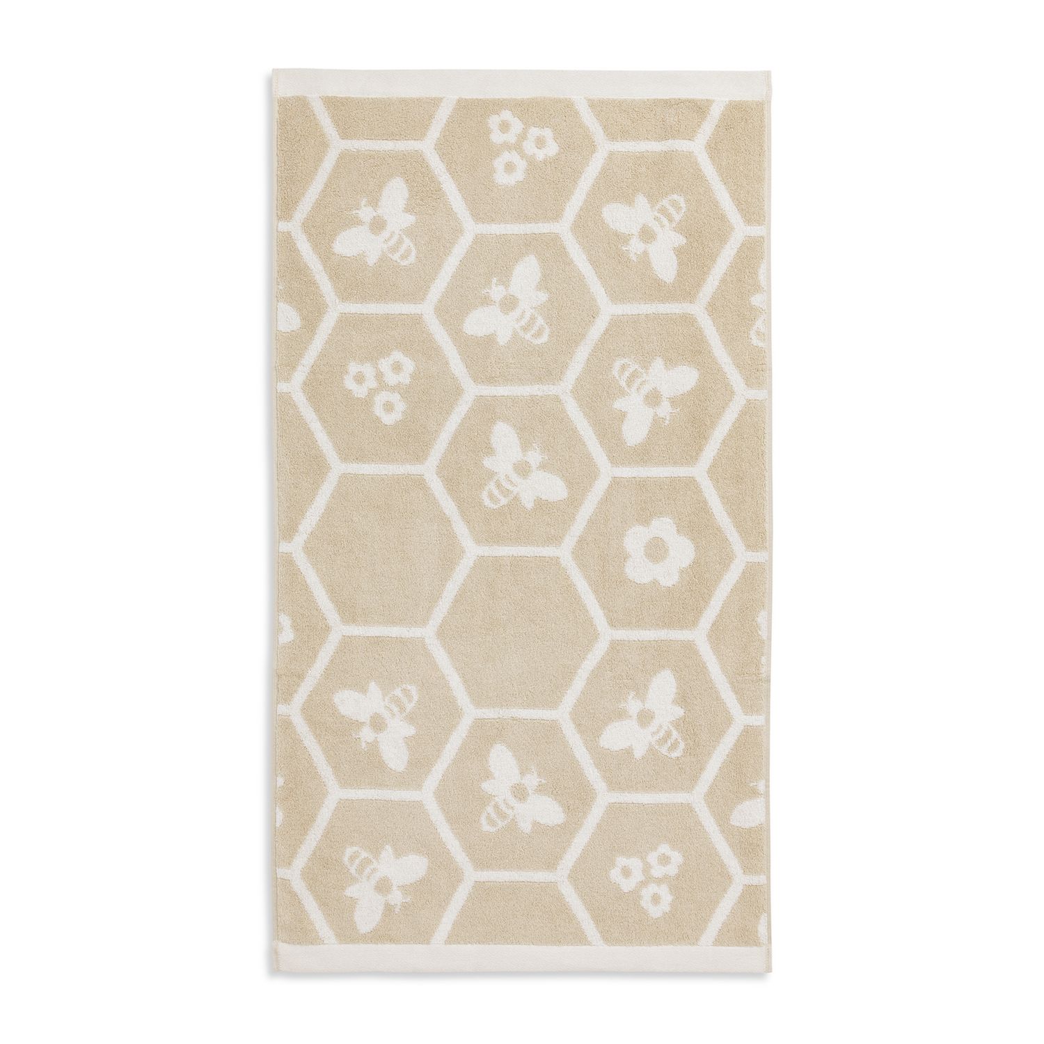 Argos Home floral bee towel bale beige 4 piece - British product