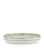 GINORI porcelain fruit bowl Verde Giallo 24cm, UK version