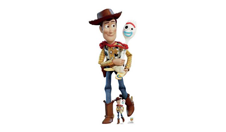 Star Cutouts Toy Story Woody & Forky Cardboard Cutout GOODS Argos