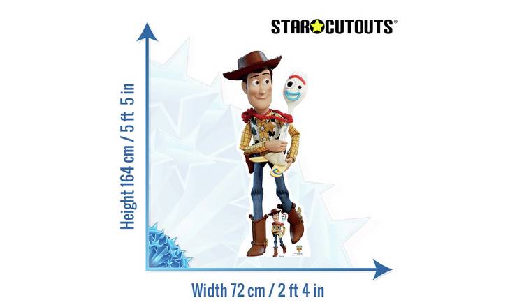 Star Cutouts Toy Story Woody & Forky Cardboard Cutout