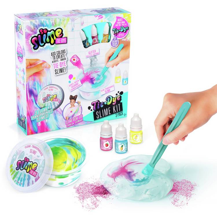 So Slime tie and dye slime craft kit - British product