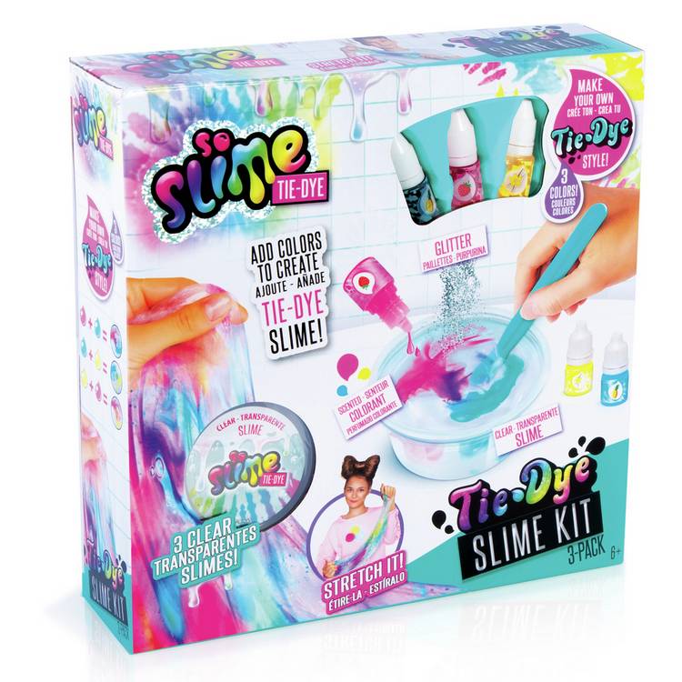 So Slime tie and dye slime craft kit - British product