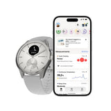 Withings ScanWatch 2 42mm smart watch pearl white grey (British brand)