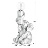 Argos Home Nelly elephant table lamp silver (British brand)