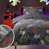 Argos Home gaming bedding set grey single - British product