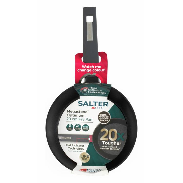 Salter Megastone Optimum 20cm aluminium frying pan, UK version