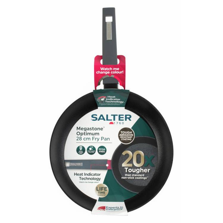 Salter Megastone Optimum 28cm aluminium frying pan (British brand)
