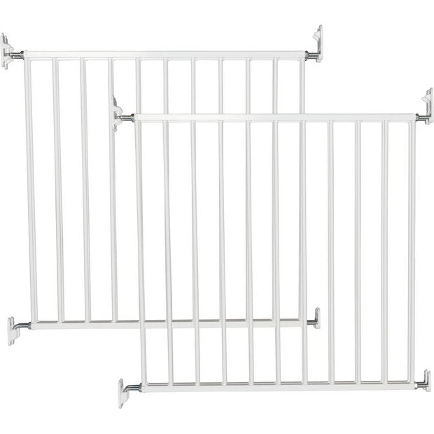 BabyDan No Trip safety gate twin pack for stairs, UK version
