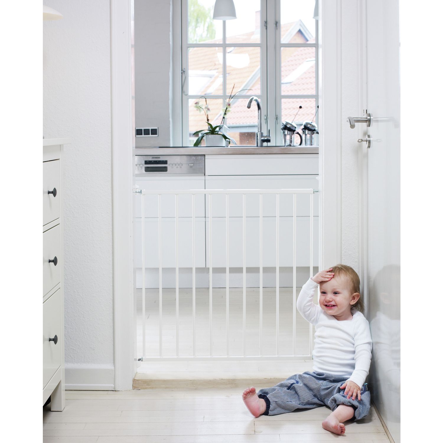 BabyDan No Trip safety gate twin pack for stairs, UK version