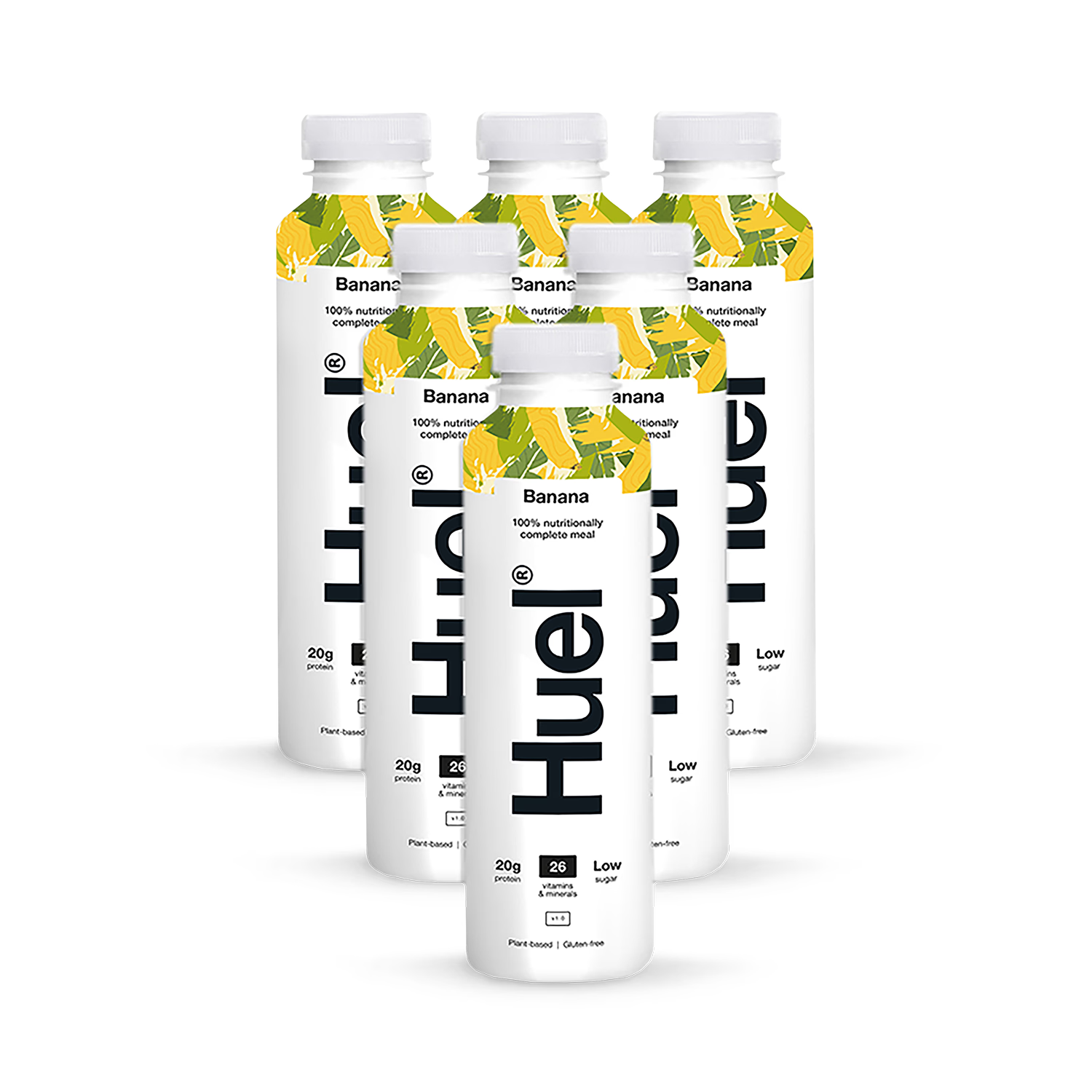 Huel banana nutritionally complete meal shake 6x500ml, UK version