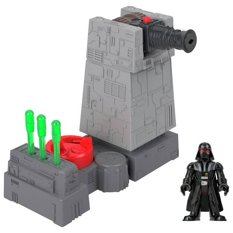 Fisher-Price Imaginext Star Wars Death Star Turret cannon and Darth Vader key, imported from the UK