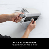Ninja Stay Sharp knife block white 6 piece, UK version