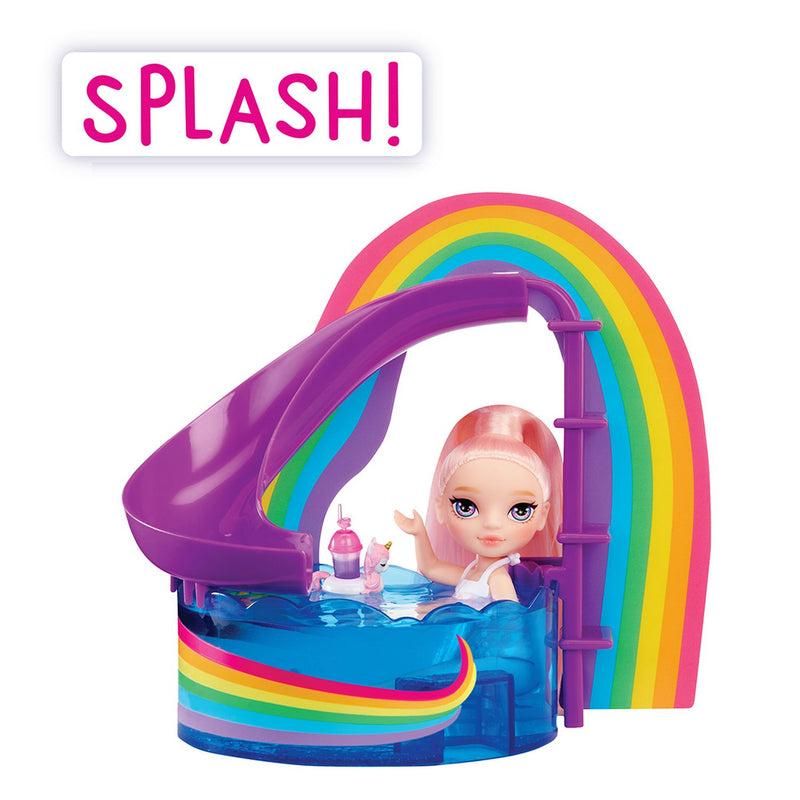 Rainbow High Little Pool Day doll playset 20cm (British brand)