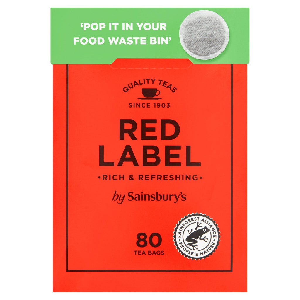 Sainsbury's Red Label Tea Bags x80 250g