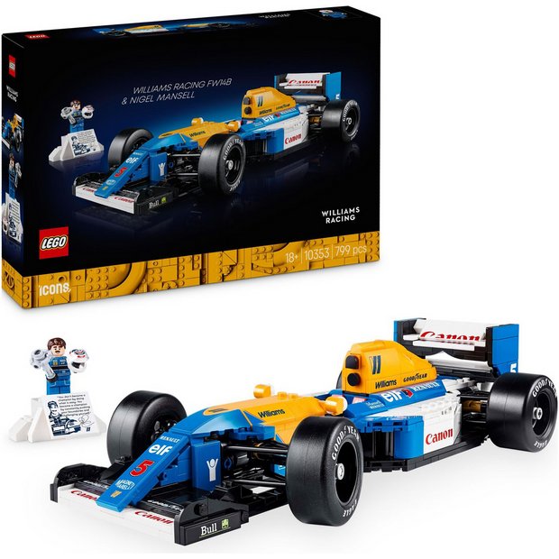 LEGO Williams FW14B F1 model car set, British brand