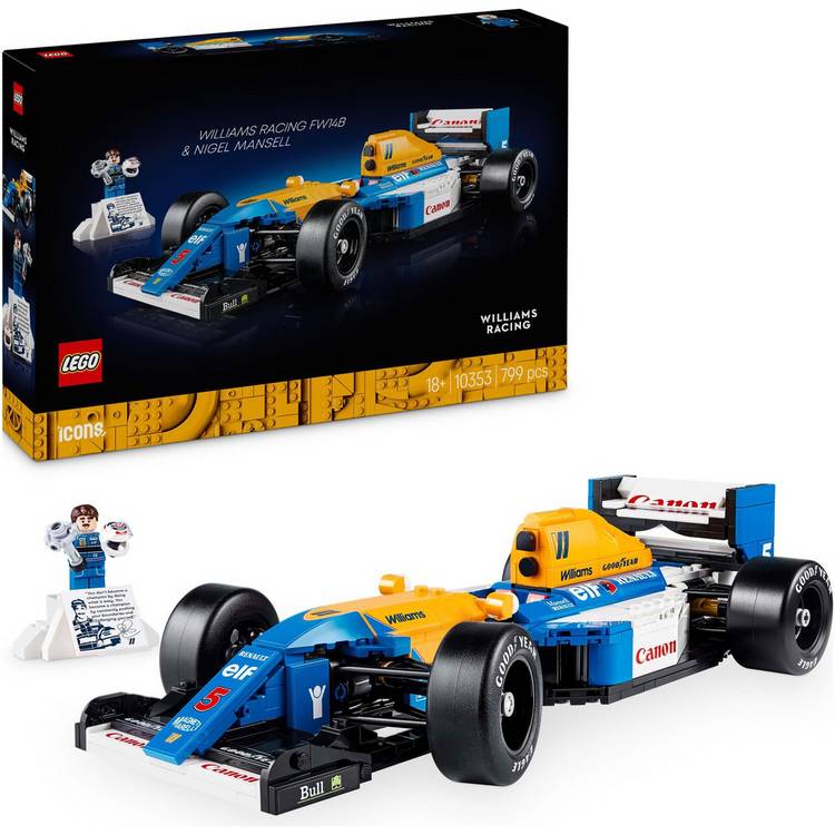 LEGO Williams FW14B F1 model car set, British brand