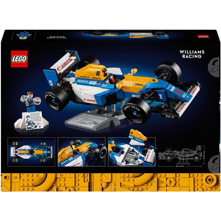 LEGO Williams FW14B F1 model car set, British brand