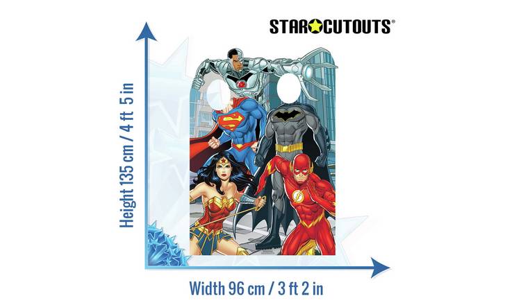 Star Cutouts Justice League Standing Cardboard Cutout GOODS Argos