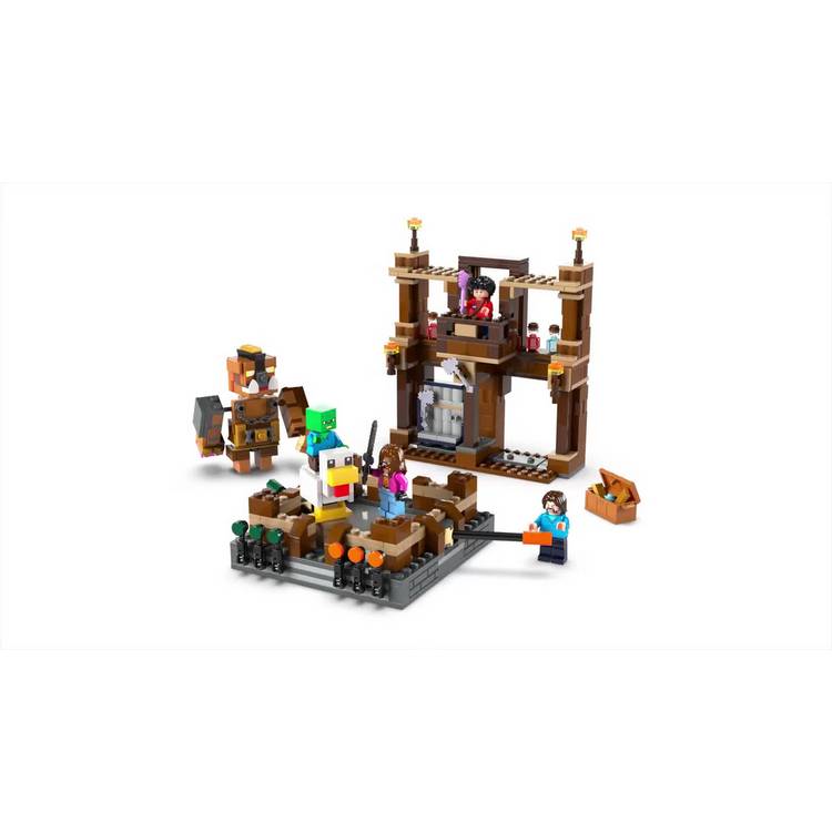 LEGO Minecraft Woodland Mansion Fighting Ring toy set, UK version