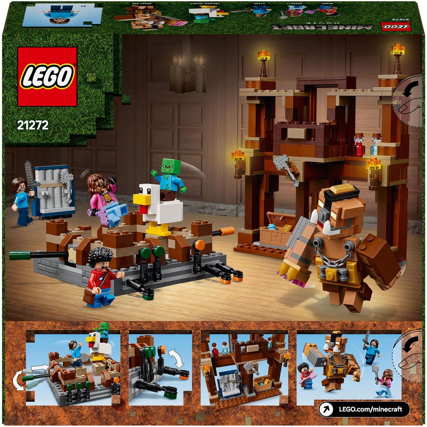 LEGO Minecraft Woodland Mansion Fighting Ring toy set, UK version