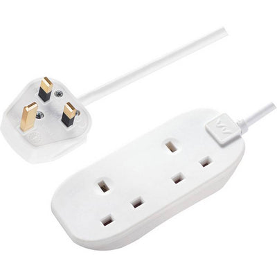 Argos Masterplug 2 Socket 1m Extension Lead- Buy online at McGrocer