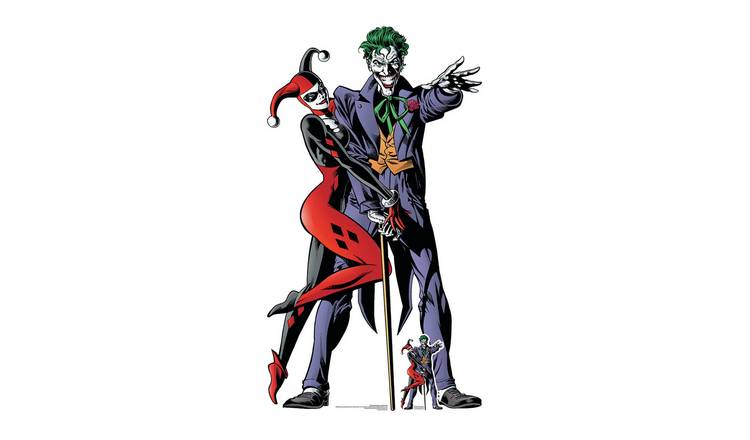 Star Cutouts Harley Quinn And Joker Cardboard Cutout