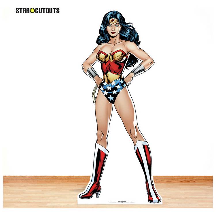 Star Cutouts DC Comics Wonder Woman life-size cardboard cutout (British brand)
