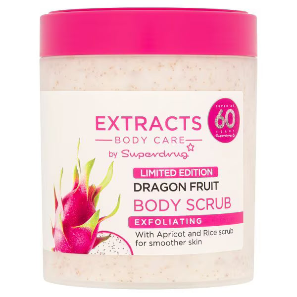 Superdrug Body Scrub Dragonfruit 465ml (British brand)
