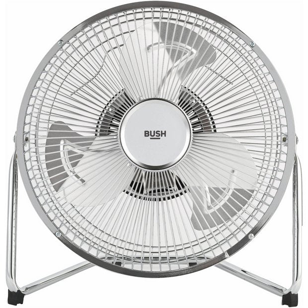 Bush 9 inch chrome desk fan, imported from the UK